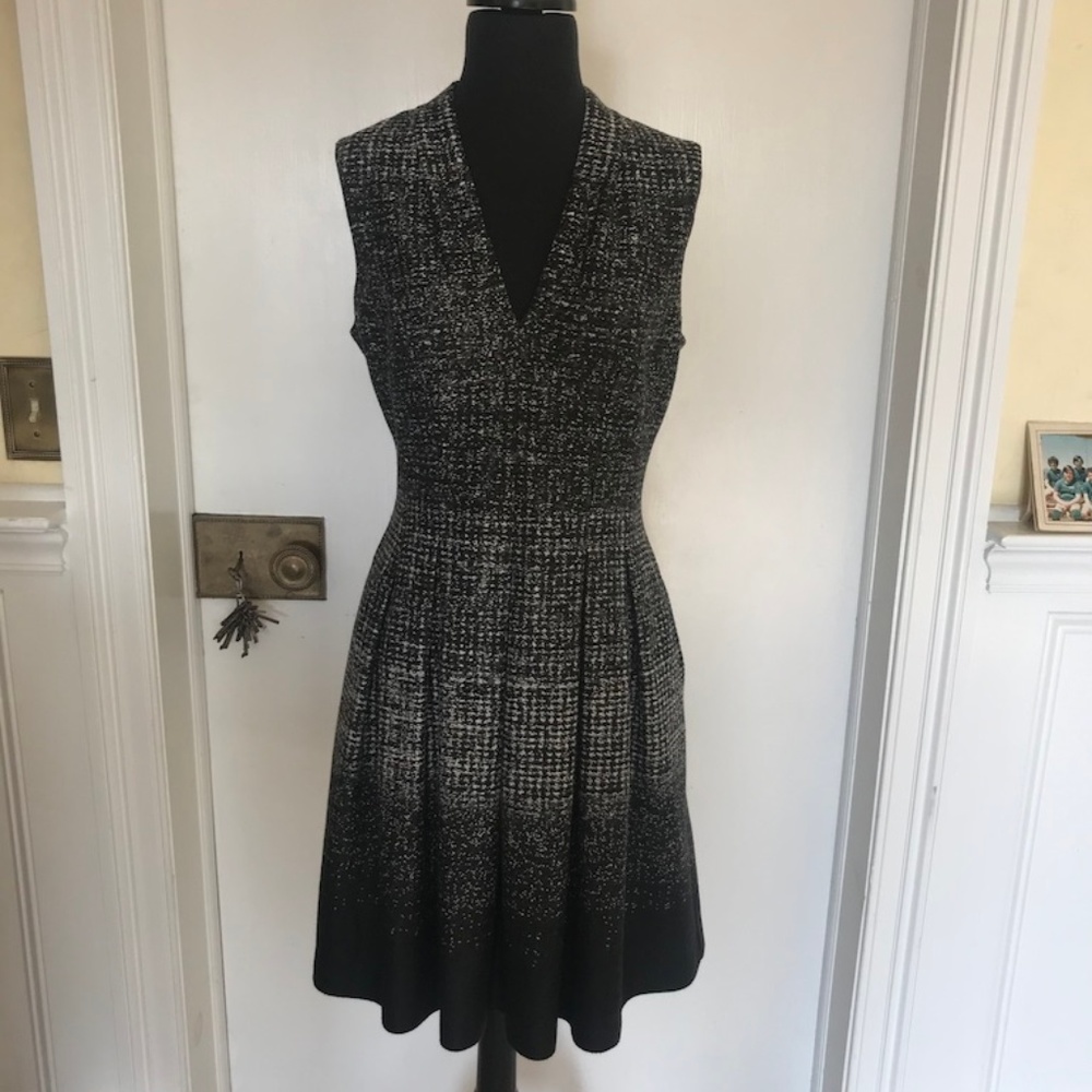 Grey Heathered  Ombre Fit n Flare